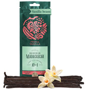 Baccelli di vaniglia biologica gourmet del Madagascar (14-18 cm)
